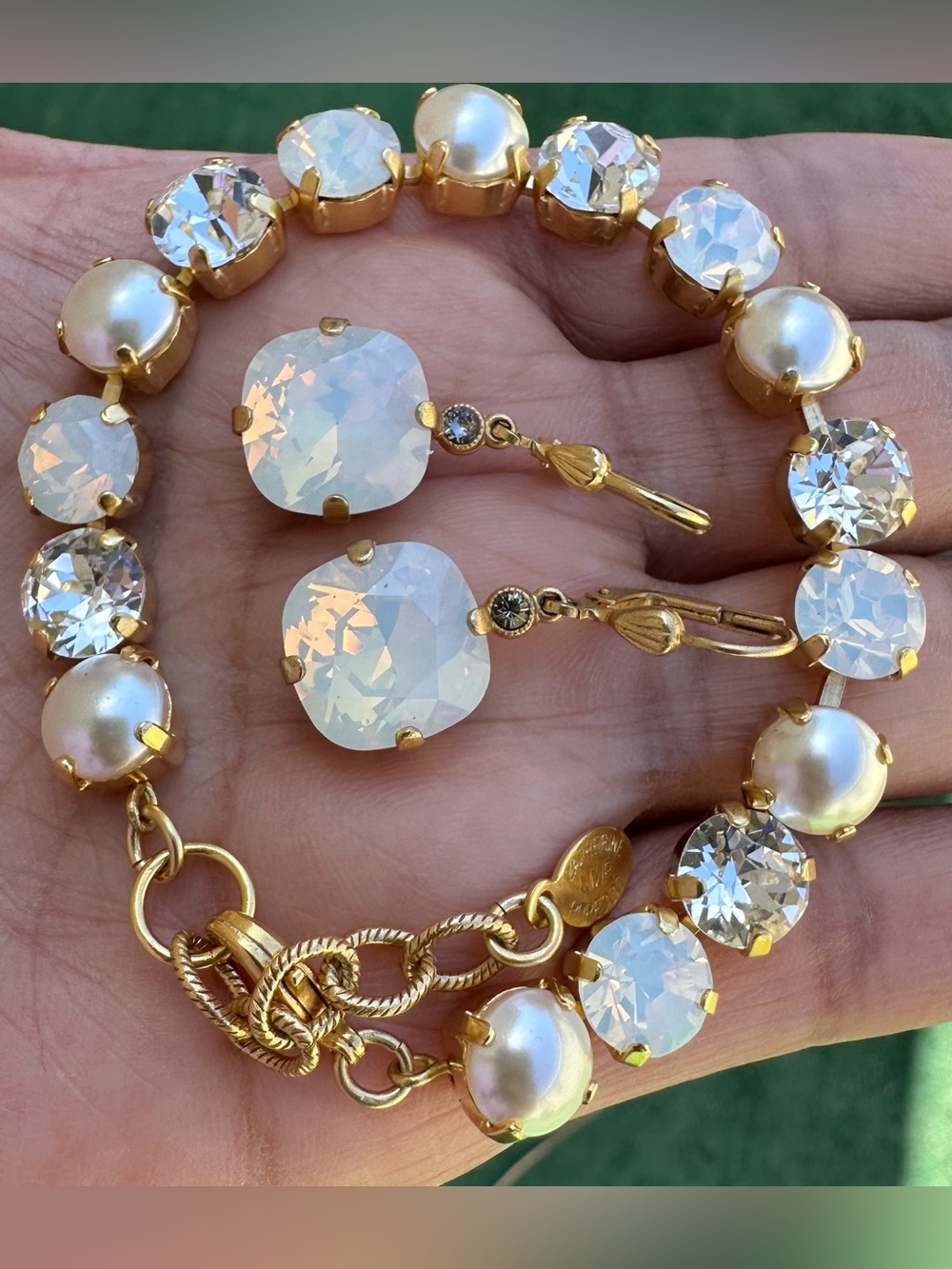 BRAND NEW Catherine Popesco Bracelet & Earrings